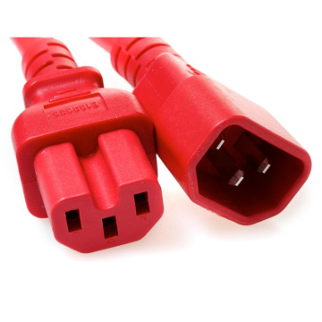 American type C14 to C15 Computer power cords